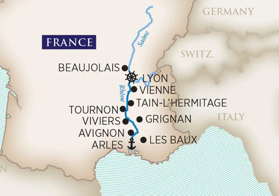 cruise map